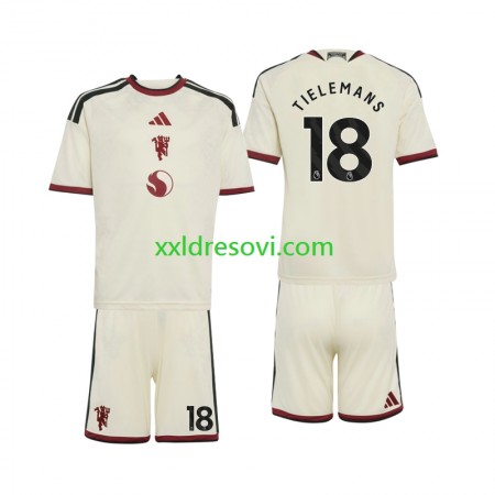 Manchester United Youri Tielemans 18 Treći Dječji Nogometni Dres 2026-2027 Manchester United Youri Tielemans 18 Treći Dječji Nogometni Dres 2026-2027